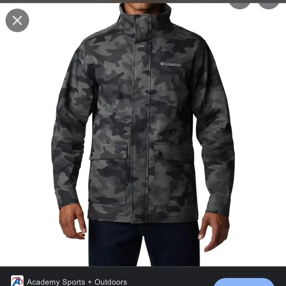 NWT Columbia Tanner Ranch Jacket Camo M